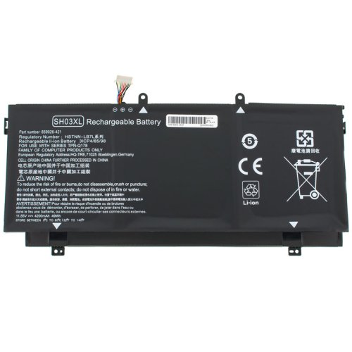 4200mAh 11.55V SH03XL CN03XL 859026-421 859356-855 HSTNN-LB7L TPN-Q178 акумулятор для Spectre X360 13-AB001 13-AB002 AC033DX
