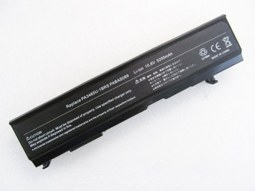5200mAh 10.8V акумулятор для Toshiba PA3465U-1BRS, PA3465U-1BAS, PABAS069, PA3451U-1BRS, PA3457U-1BRS, PABAS067 Satellite A100