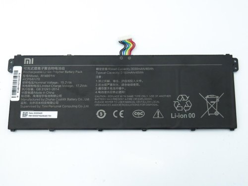 Original 3090mAh 15.2V R14B01W акумулятор для Xiaomi Redmibook 14 16 Inch XMA1901-AA/AG/DG/BB/YN/DJ XMA2002 Ryzen 4500U 4ICP5/6/70 R14BO1W