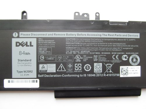 7260mAh 11.4V WJ5R2 акумулятор для DELL Precision 15 3510 M3510 Series WJ5R2 4F5YV