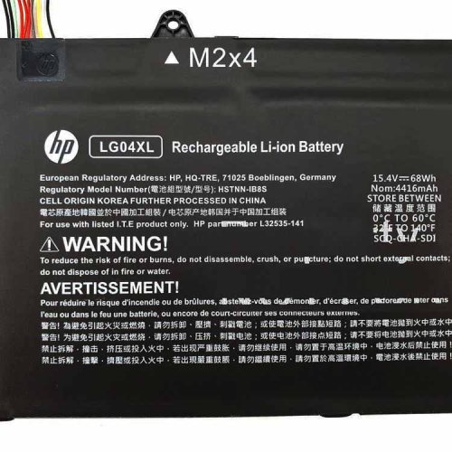 Original 4416mAh 15.4V LG04XL батарея для HP Pavilion 15-DK0015LA 15-CS1001LA 15-CS1002LA 15-CS1067TX CS1070TX L32654-005 HSTNN-IB8S