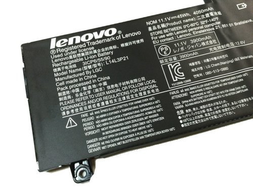 Original 4050mAh 11.1V акумулятор для Lenovo IdeaPad 500S-14ISK, 500S-15ISK L14L3P21 ТИП C