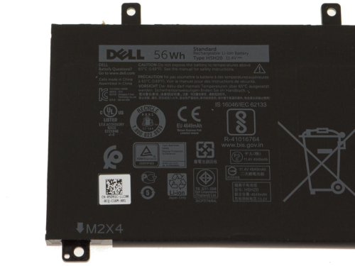 Original 4649mAh 11.4V H5H20 6GTPY(версія 1) батарея для Dell Inspiron7590,7591,Precision5520,5530,XPS15 7590,9560,9570,5D91C,P83F001,GPM03,P56F002,05041C