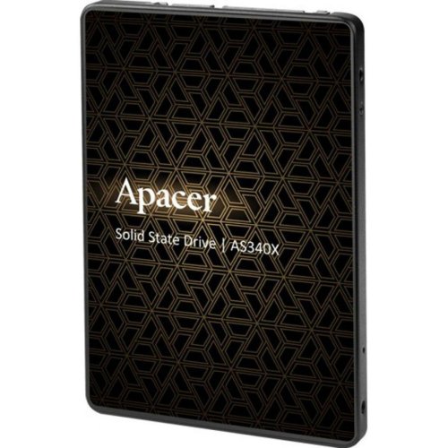 Накопичувач 2.5" SSD  480Gb Apacer AS340 Panther Series, AP480GAS340XC-1, TLC, SATA-III 6Gb/s, зап/чт. - 520/550мб/с