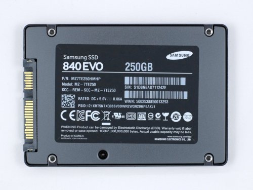 Накопичувач SSD 2.5' Samsung 840 EVO MZ-7TE250BW 250GB SATA III