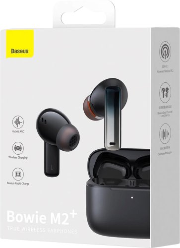 Навушники Baseus True Wireless Earphones Bowie M2+ Black (NGTW190001)