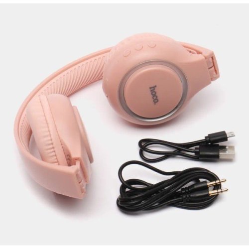 Бездротові накладні навушники лопухи Hoco W41 Charm Bluetooth pink FF 391900005