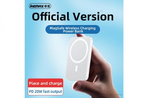 Магнітний бездротовий повербанк Remax RPP-65 10000mAh  PD20W Magsafe ( Usion Series) синій