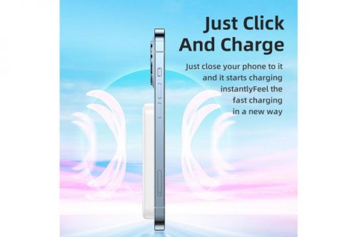 Магнітний бездротовий повербанк Remax RPP-65 10000mAh  PD20W Magsafe ( Usion Series) синій