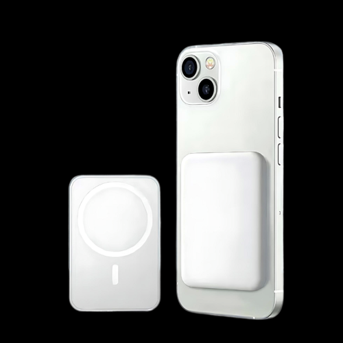 Повербанк Remax RPP-65 10000mAh білий бездротовий портативний з магнітною зарядкою Power Bank MagSafe