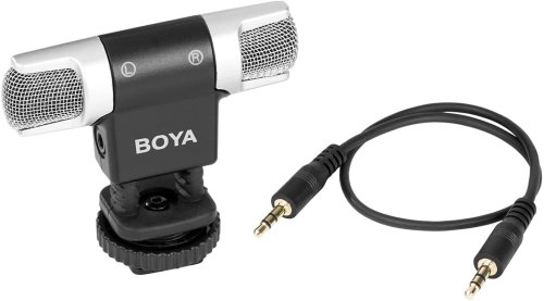 Всеспрямований конденсаторний конденсаторний стереомікрофон-гармата Boya BY-MM3