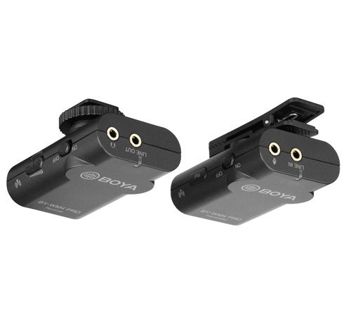 Мікрофонна система Boya BY-WM4 Pro-K1 (BY-WM4 Pro-K1) Складається з передавача TX4 Pro, приймача RX4 Pro і петличного мікрофона.