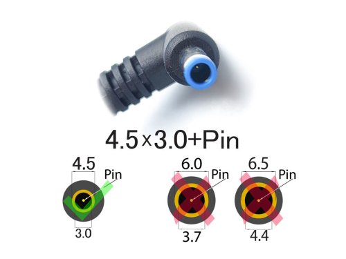 Original 90W 4.5x3.0+Pin Blue 19.5V 4.62A блок живлення для HP