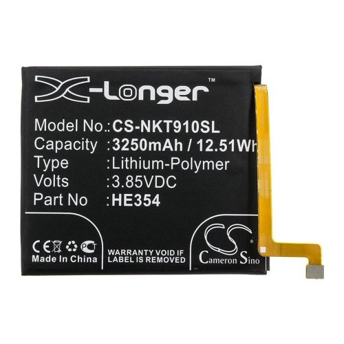 Батарея X-Longer HE354 (CS-NKT910SL) для телефонів Nokia Nokia 9 PureView (3250 mAh) HPW-14239