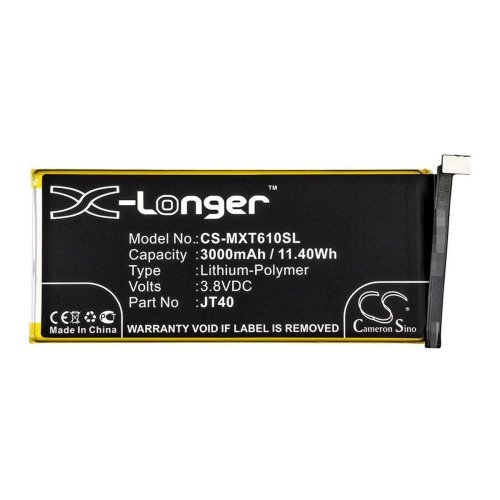 Батарея для телефонів Motorola JT40 (X-Longer CS-MXT610SL) 3000 mAh HPW-13764