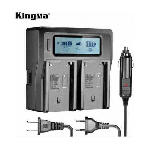 Зарядне на 2 батареї для Sony NP-FM50 NP-FM500 NP-FM70 NP-FM90 HPW-13361