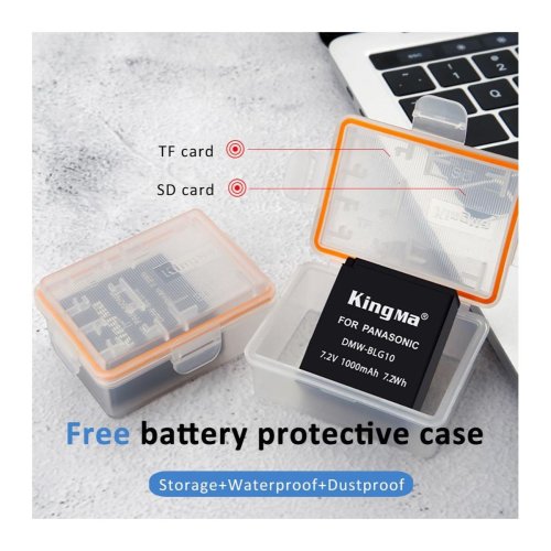 Батарея для фотоапарату Panasonic DMW-BLG10 (KingMa) 1000 mAh HPW-14161