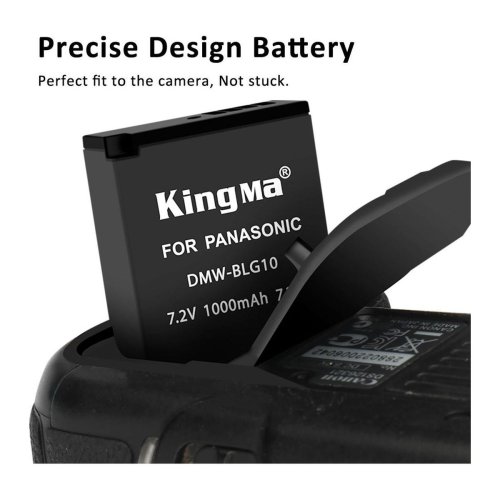 Батарея для фотоапарату Panasonic DMW-BLG10 (KingMa) 1000 mAh HPW-14161