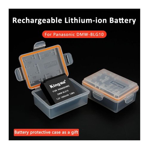 Батарея для фотоапарату Panasonic DMW-BLG10 (KingMa) 1000 mAh HPW-14161