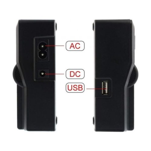 Зарядне на 2 батареї для Sony NP-FP30 NP-FP50 NP-FP70 NP-FP90 HPW-13362