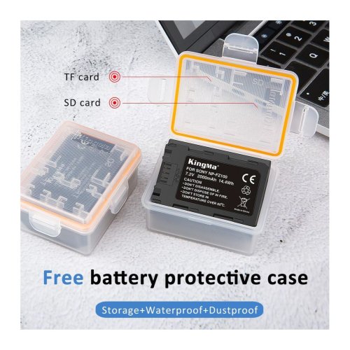 Батарея для фотоапарату Sony NP-FZ100 (KingMa) 2000 mAh HPW-14100