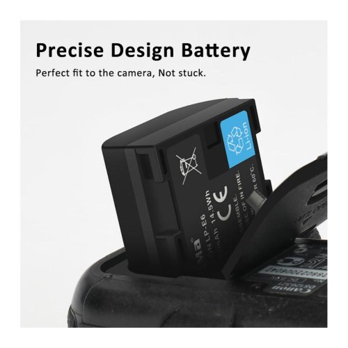 Батарея для фотоапарату Canon LP-E6 (KingMa) 1960 mAh HPW-14167