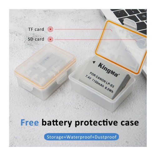 Батарея для фотоапарату Canon LP-E5 (KingMa) 1150 mAh HPW-14166