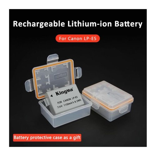 Батарея для фотоапарату Canon LP-E5 (KingMa) 1150 mAh HPW-14166