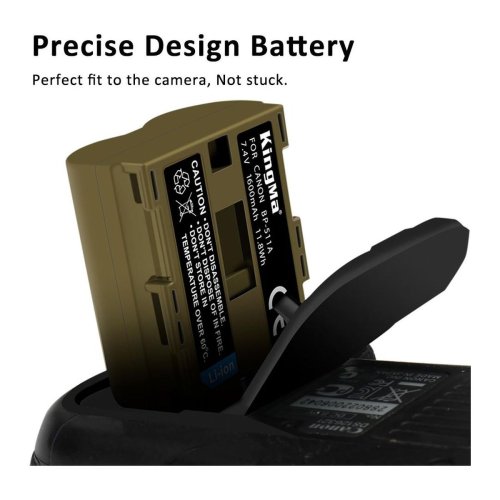 Батарея для фотоапарату Canon BP-511 (KingMa) 1600 mAh HPW-14109