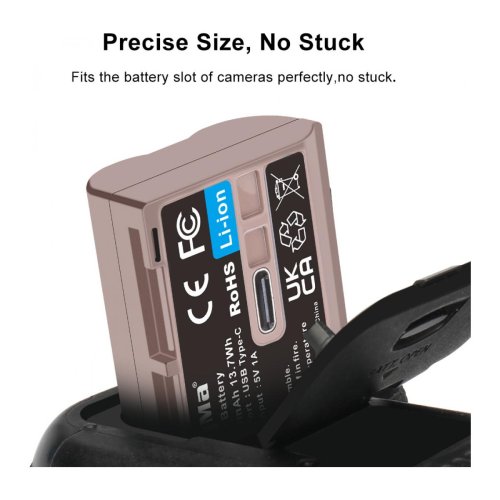 Батарея для фотоапарату Nikon EN-EL15 USB-C (KingMa) 1960 mAh HPW-14667