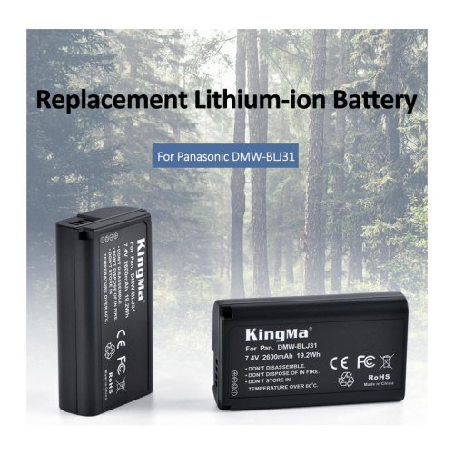 Батарея для фотоапарату Panasonic DMW-BLJ31 (KingMa) 2600 mAh HPW-14712