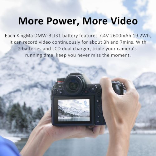 Батарея для фотоапарату Panasonic DMW-BLJ31 (KingMa) 2600 mAh HPW-14712