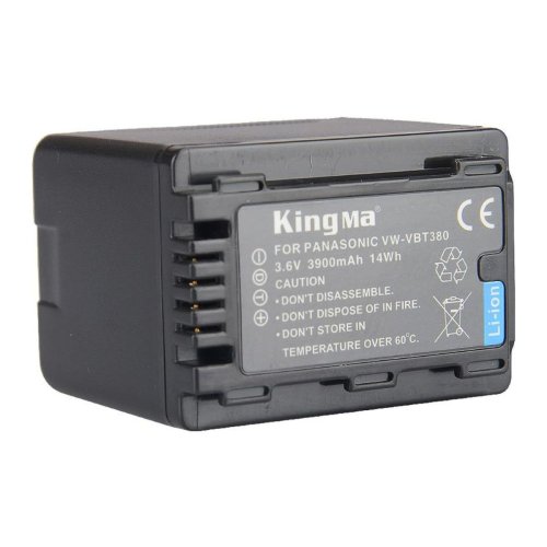 Батарея для фотоапарату Panasonic VW-VBT380 (KingMa) 3900 mAh HPW-14442