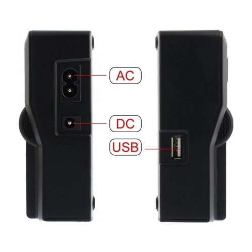 Інтелектуальний зарядний пристрій на 2 батареї (KingMa) для Panasonic DMW-BLK22 HPW-14458