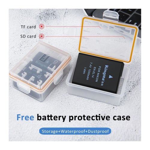 Батарея для фотоапарату Nikon EN-EL14 (KingMa) 1030 mAh HPW-14104