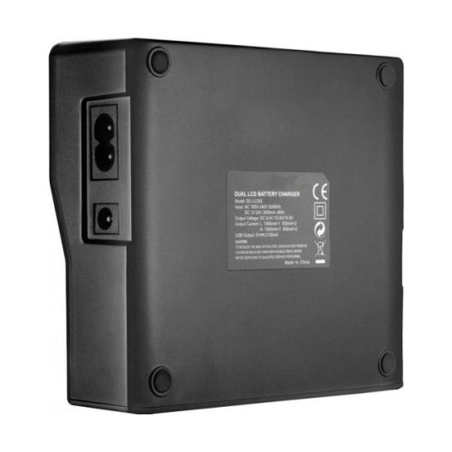 Інтелектуальний зарядний пристрій на 2 батареї (KingMa) для Panasonic DMW-BLF19e HPW-13352