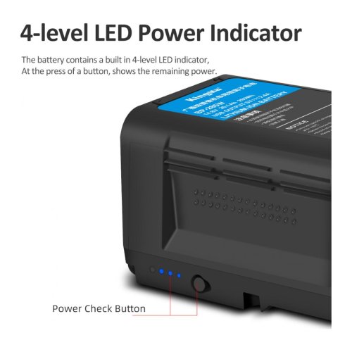 Акумулятор KingMa BP-285W V-Mount/V-Lock (285 Wh 14.8V 20100 mAh) для камер HPW-15125