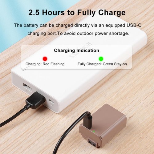 Батарея для фотоапарату Sony NP-FW50 USB-C (KingMa) 1080 mAh HPW-14743