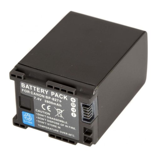 Батарея для фото-камер Canon BP-827 (MultiplePower) 2670 mAh HPW-10097