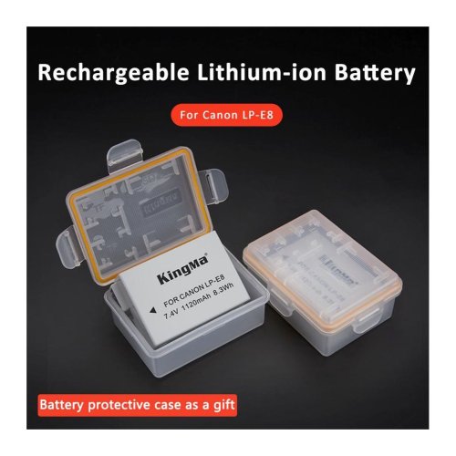 Батарея для фотоапарату Canon LP-E8 (KingMa) 1120 mAh HPW-14168