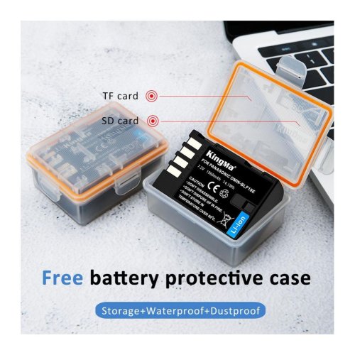 Батарея для фотоапарату Panasonic DMW-BLF19E (KingMa) 1960 mAh HPW-14162