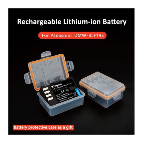 Батарея для фотоапарату Panasonic DMW-BLF19E (KingMa) 1960 mAh HPW-14162