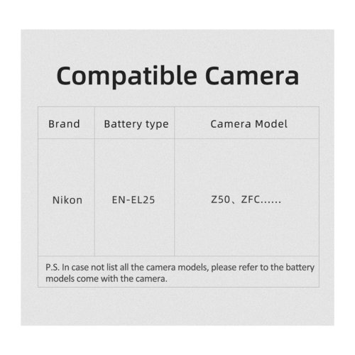 Батарея для фотоапарату Nikon EN-EL25 (KingMa) 1200 mAh HPW-14535