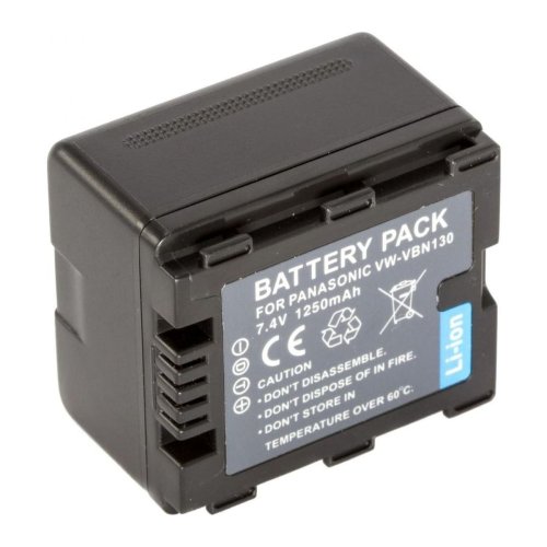 Батарея для фото-камер Panasonic VW-VBN130 (MultiplePower) 1250 mAh HPW-11231