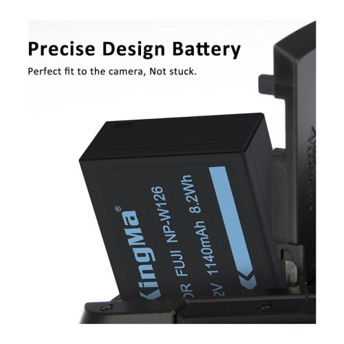 Батарея для фотоапарату Fujifilm NP-W126 (KingMa) 1260 mAh HPW-14118