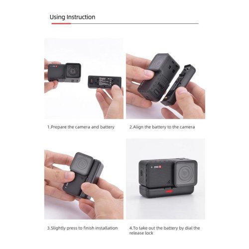 Акумулятор для камеры Insta IS360RB (KingMa) 1200 mAh HPW-14125