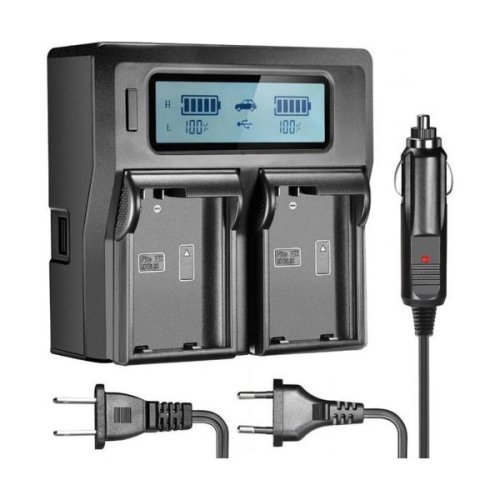 Інтелектуальний зарядний пристрій на 2 батареї (KingMa) для Nikon EN-EL15 HPW-13338