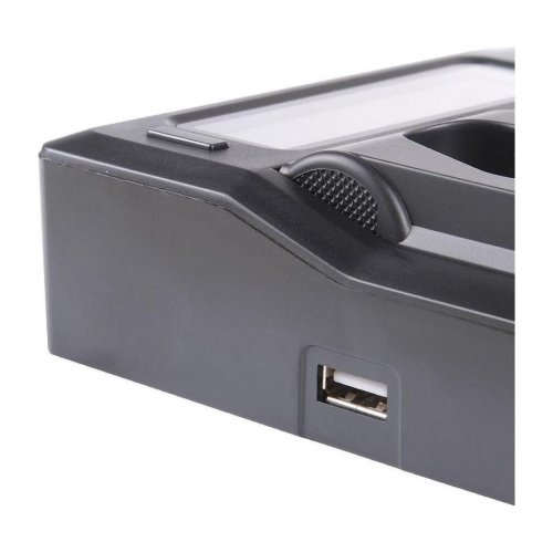 Інтелектуальний зарядний пристрій на 2 батареї (KingMa) для Olympus BLM-5 HPW-14453