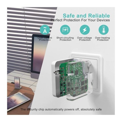 Зарядний 96W USB-C Power Adapter для MacBook Pro 13-15" (2016-2023) MacBook Air (2018-2024) HPW-14320