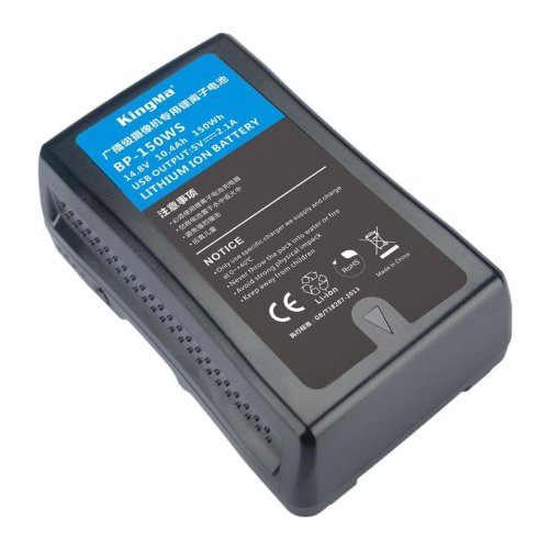Акумулятор KingMa BP-150W V-Mount/V-Lock (150 Wh 14.8V 10400 mAh) для фотоапарату HPW-15122